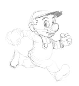 how-to-draw-mario-easy-simple-fast-tutorial-drawing-sketch