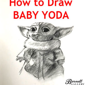 how to draw baby yoda step by step for drawing/painting