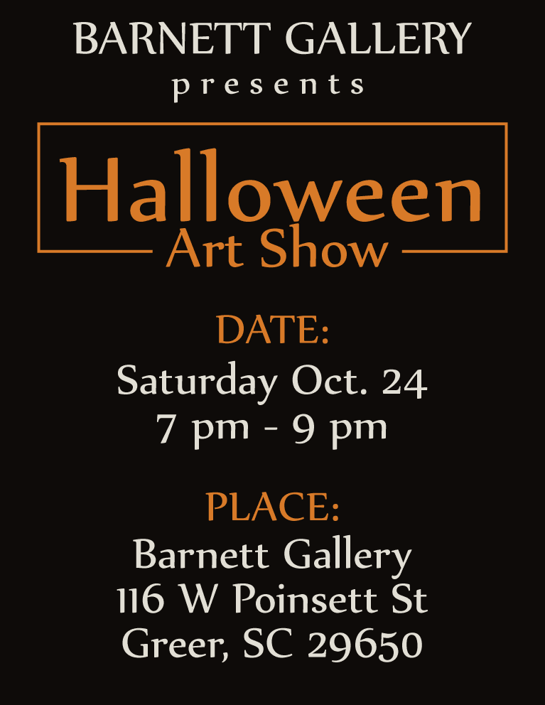 haloween-art-show-at-barnett-gallery-located-in-greenville-sc-greer-festival-fun-things-to-do