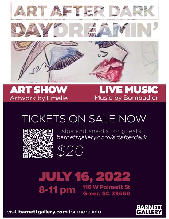 ART AFTER DARK Gallery Art Gallery in Greenville SC, Art