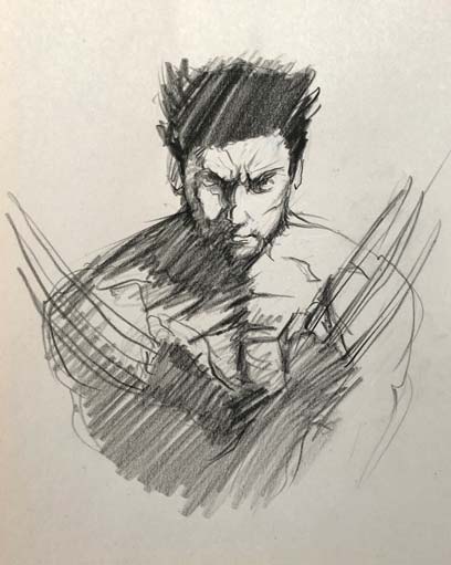 Wolverine sketch by CdubbArt on DeviantArt