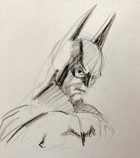 How to draw BATMAN super simple / easy / fast / quick tutorial - Barnett  Gallery