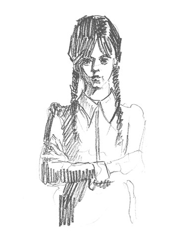 Wednesday-drawing-easy-how-to-draw-outline-step-by-step-sketch-sketching-adams-family-creepy-netflix-weird-realistic-simple