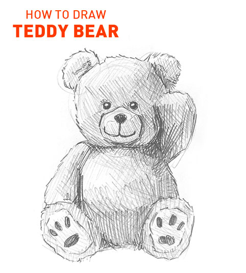 teddy bear drawing easy how to draw step by step sketch sketching outline realistic unique cool fun cute fast quick line pencil teddies bears simple beginners kids stuffed animals