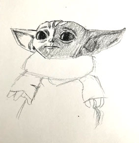 How To Draw Baby Yoda For Painting Drawing Sketching Step By Step Quick Easy Simple Barnett Gallery How To Draw Baby Yoda For Painting Drawing Sketching Step By Step Quick Easy Simple Barnett Gallery