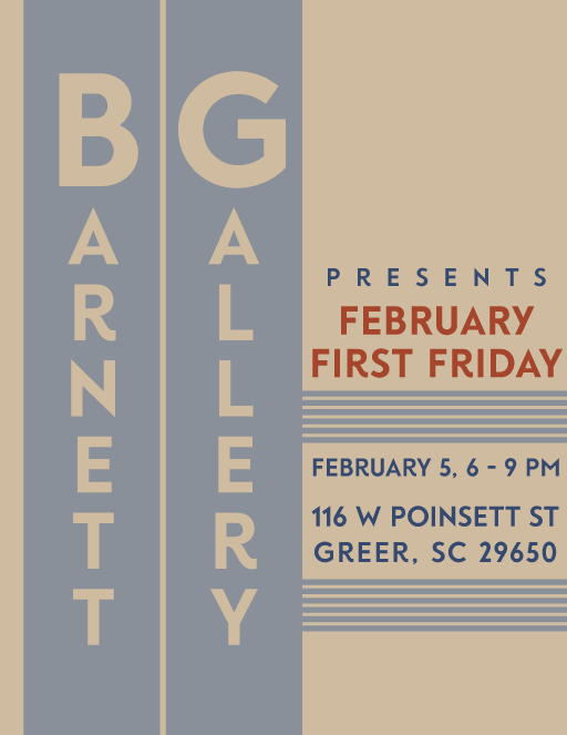 first-friday-february-2021-at-barnett-gallery-in-greenville-greer-travelers-rest-spartanburg-south-carolina-sc-art-gallery-crawl-exhibition-show-artist-local