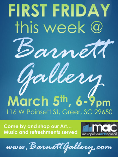 march-first-friday-at-barnett-gallery-in-greenville-sc-greer-art-gallery-artists-display-work