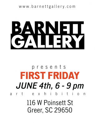 june-poster-first-friday-barnett-gallery-greer-sc-art-exhibition-show-original-signed-paintings-artwork-opening june-poster-first-friday-barnett-gallery-greer-sc-art-exhibition-show-original-signed-paintings-artwork-opening