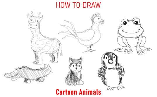 Drawing Animals With Fur - Art Starts | Easy animal drawings, Cute easy  animal drawings, Animal sketches easy