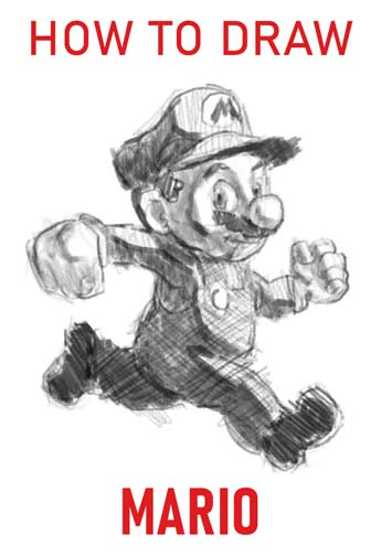 How to Draw Luigi from Super Mario Bros - Really Easy Drawing Tutorial